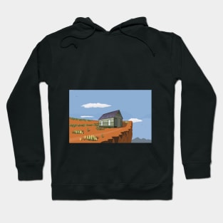 A house on the cliff Hoodie